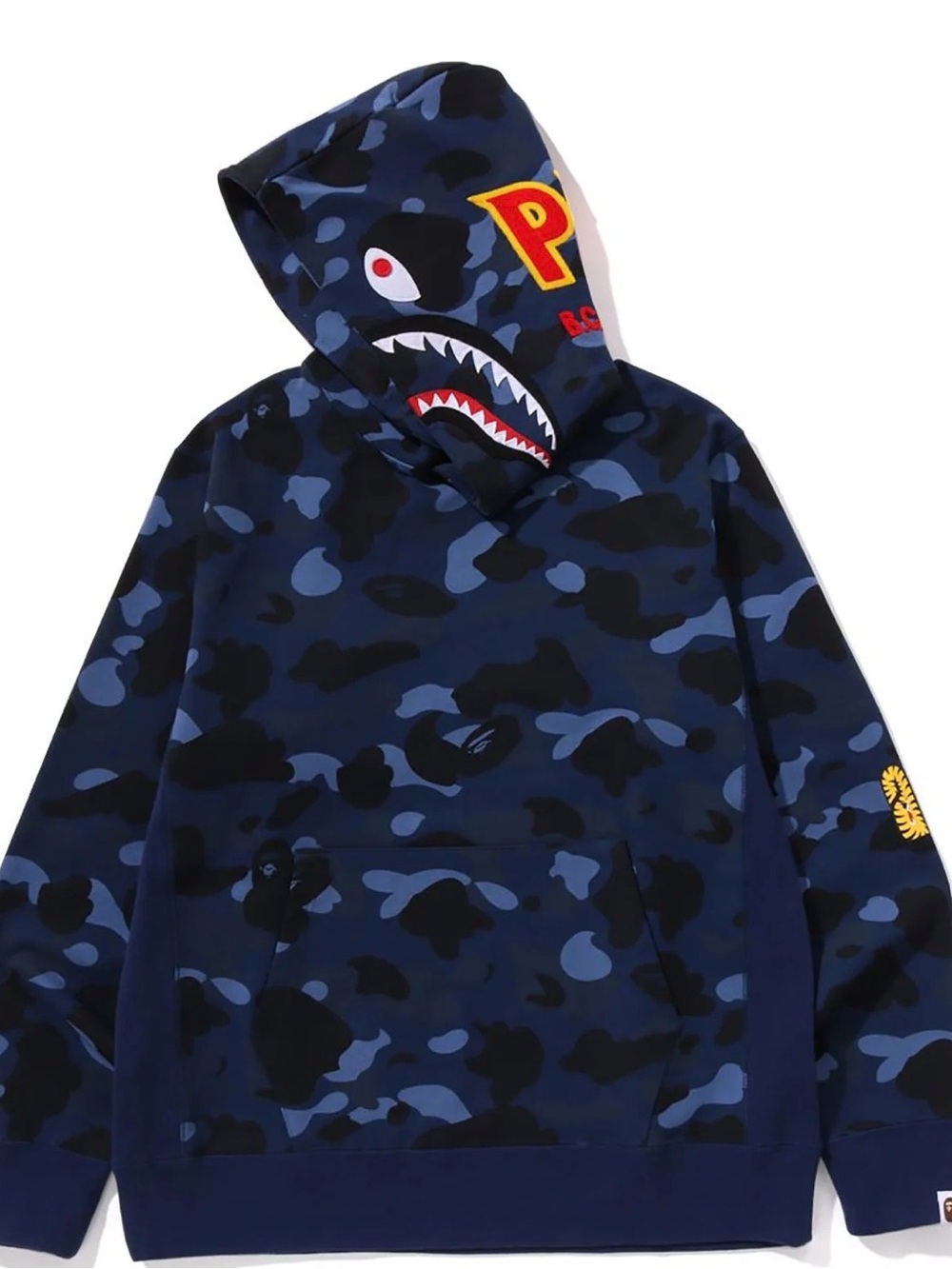 Blue Camo bape Hoodie